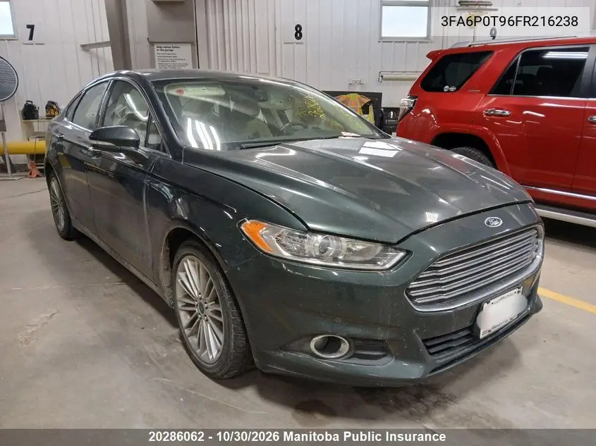 FORD FUSION 2015, VIN 3FA6P0T96FR216238