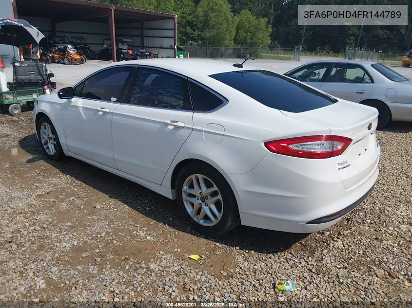 2015 FORD FUSION VIN 3FA6P0HD4FR144789 — фото 3
