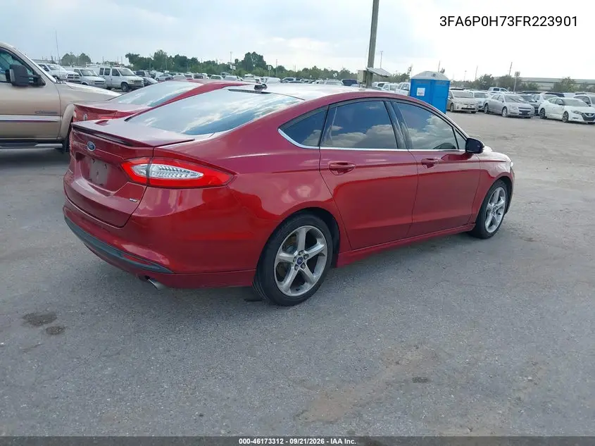FORD FUSION 2015, VIN 3FA6P0H73FR223901