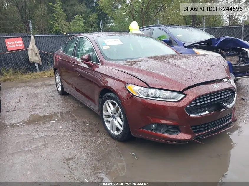 FORD FUSION 2015, VIN 3FA6P0HD0FR244596