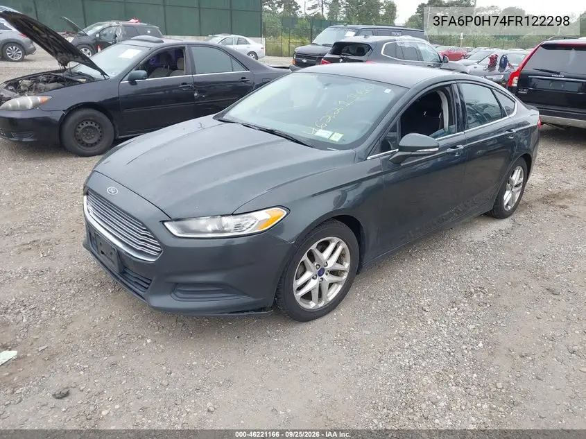 2015 FORD FUSION VIN 3FA6P0H74FR122298 — фото 2