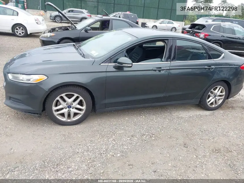 2015 FORD FUSION VIN 3FA6P0H74FR122298 — фото 6