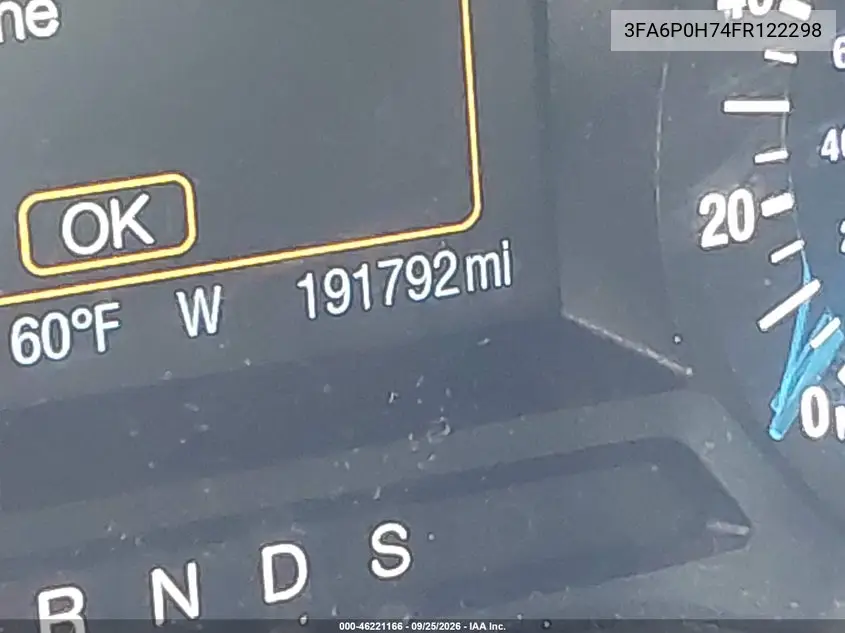 2015 FORD FUSION VIN 3FA6P0H74FR122298 — фото 7