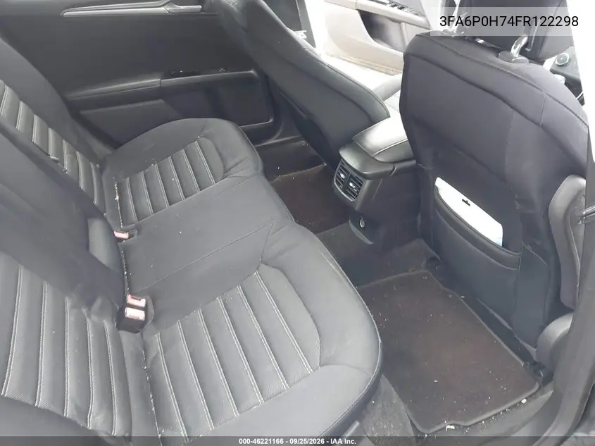 2015 FORD FUSION VIN 3FA6P0H74FR122298 — фото 8