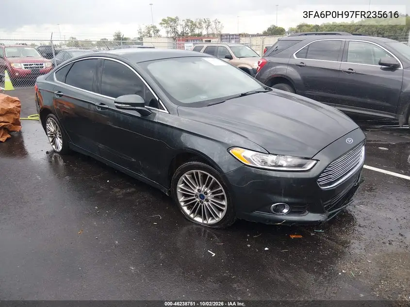 FORD FUSION 2015, VIN 3FA6P0H97FR235616