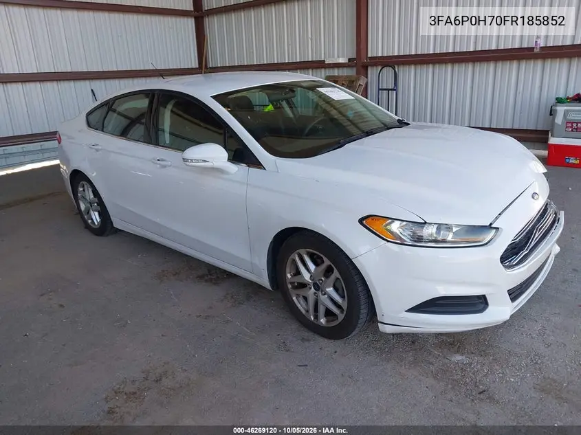 FORD FUSION 2015, VIN 3FA6P0H70FR185852