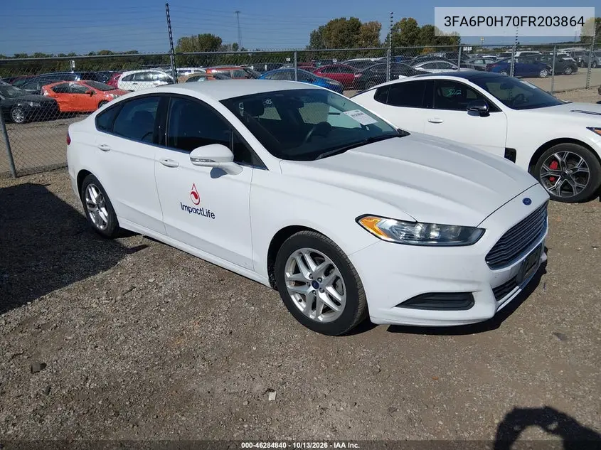 FORD FUSION 2015, VIN 3FA6P0H70FR203864