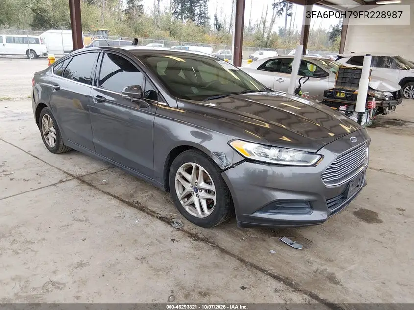 FORD FUSION 2015, VIN 3FA6P0H79FR228987