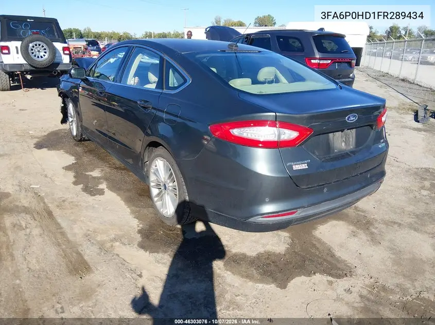 2015 FORD FUSION VIN 3FA6P0HD1FR289434 — фото 3