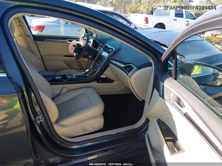2015 FORD FUSION VIN 3FA6P0HD1FR289434 — фото 5