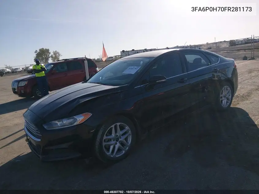 2015 FORD FUSION VIN 3FA6P0H70FR281173 — фото 2