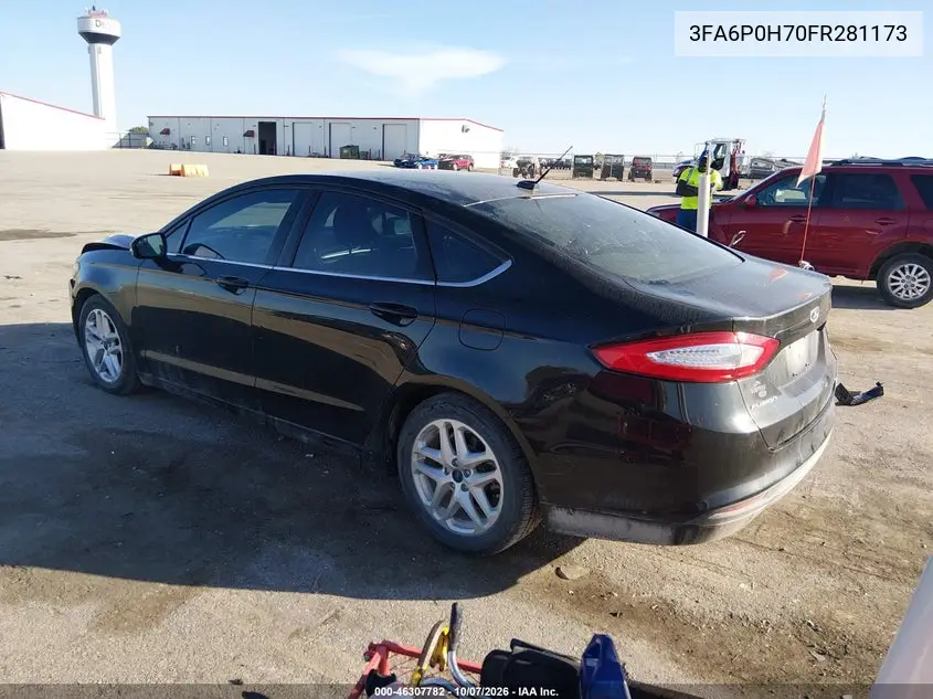 2015 FORD FUSION VIN 3FA6P0H70FR281173 — фото 3