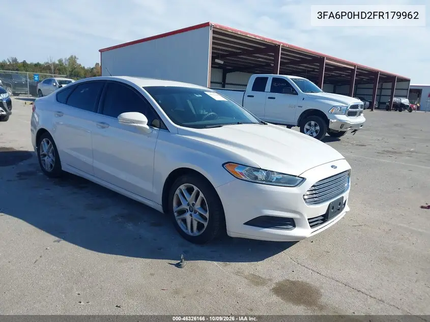 FORD FUSION 2015, VIN 3FA6P0HD2FR179962