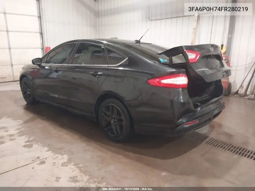 2015 FORD FUSION VIN 3FA6P0H74FR280219 — фото 3