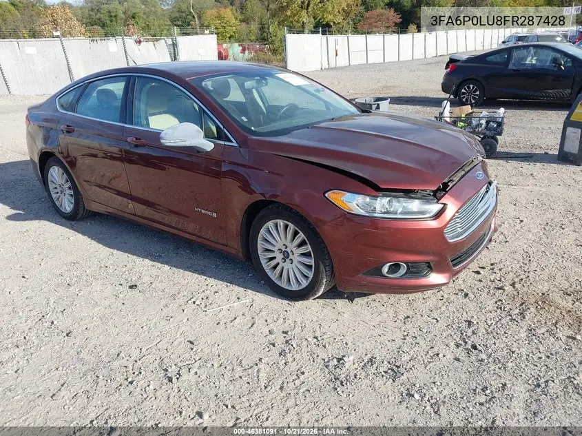 FORD FUSION 2015, VIN 3FA6P0LU8FR287428