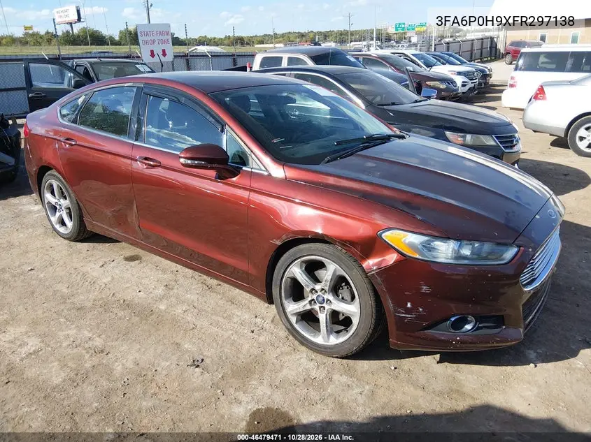 FORD FUSION 2015, VIN 3FA6P0H9XFR297138