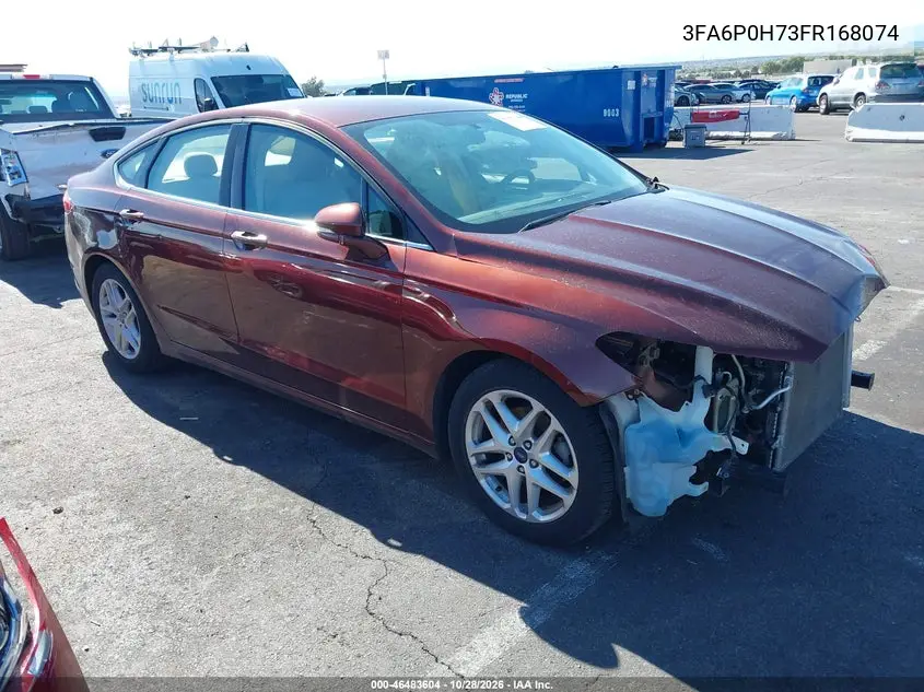 FORD FUSION 2015, VIN 3FA6P0H73FR168074