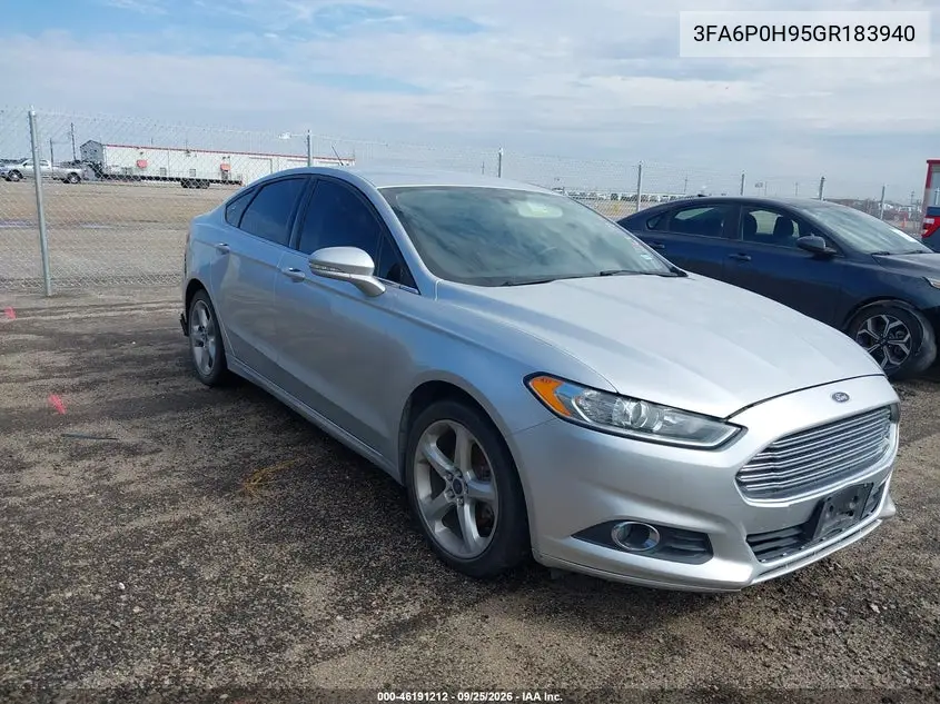 FORD FUSION 2016, VIN 3FA6P0H95GR183940