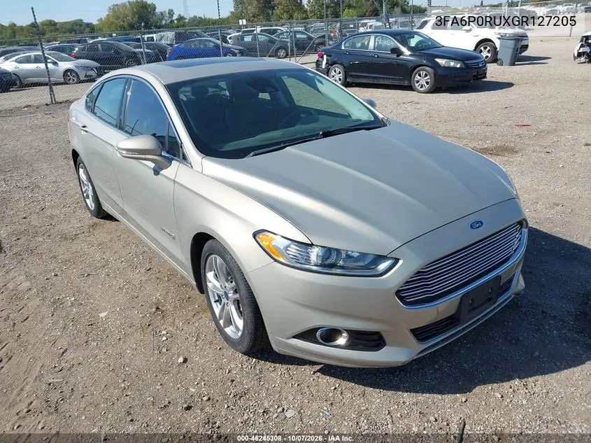 FORD FUSION 2016, VIN 3FA6P0RUXGR127205