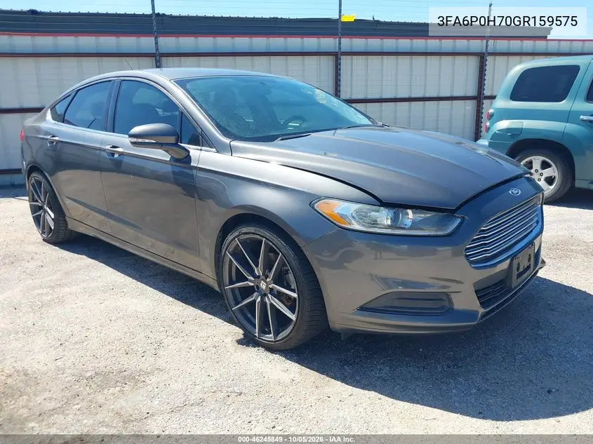 FORD FUSION 2016, VIN 3FA6P0H70GR159575
