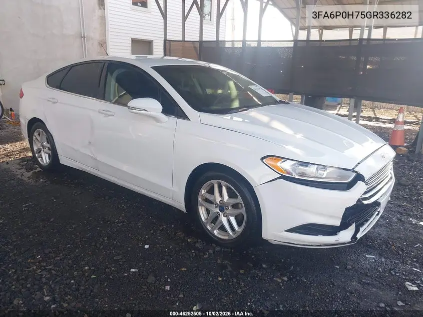 FORD FUSION 2016, VIN 3FA6P0H75GR336282