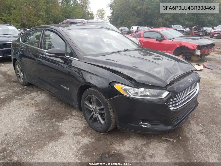 FORD FUSION 2016, VIN 3FA6P0LU4GR308468