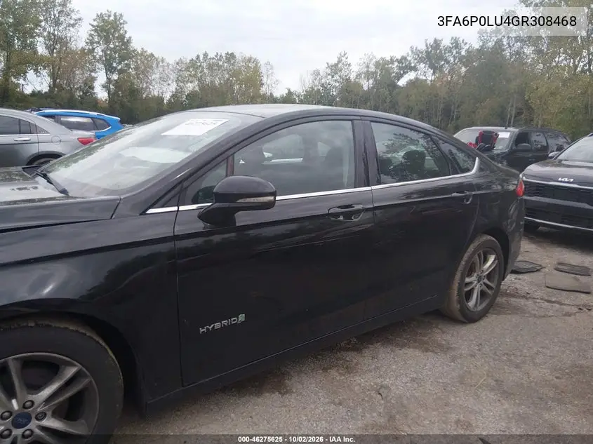 2016 FORD FUSION VIN 3FA6P0LU4GR308468 — фото 14