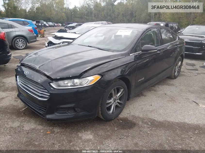 2016 FORD FUSION VIN 3FA6P0LU4GR308468 — фото 2