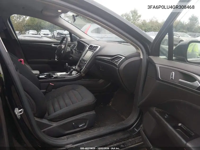 2016 FORD FUSION VIN 3FA6P0LU4GR308468 — фото 5