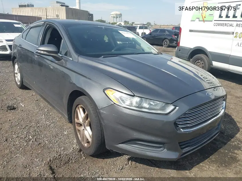 FORD FUSION 2016, VIN 3FA6P0H79GR357975
