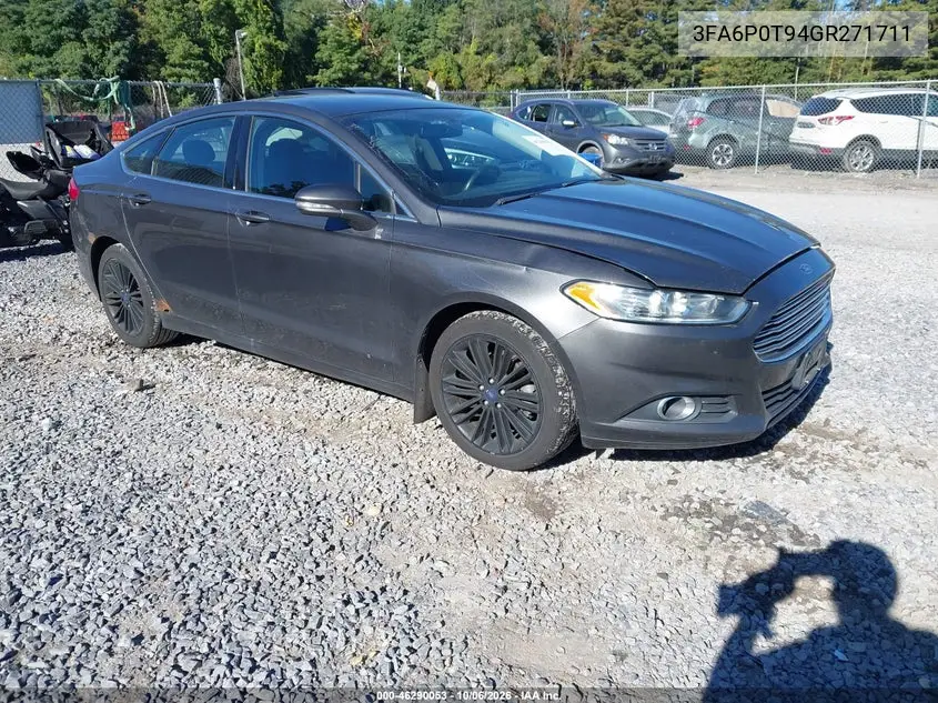 FORD FUSION 2016, VIN 3FA6P0T94GR271711