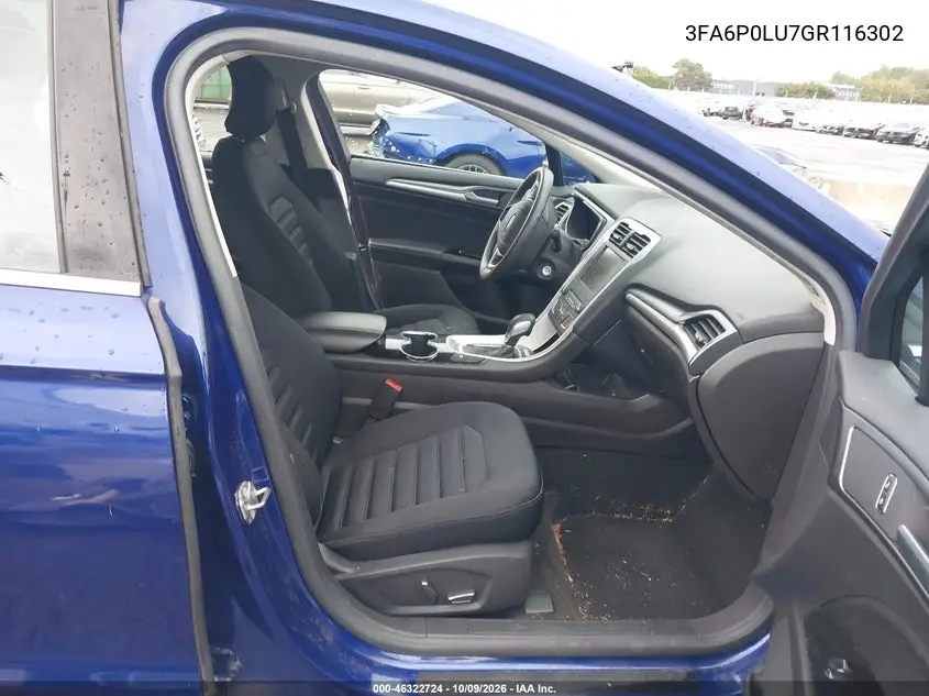 2016 FORD FUSION VIN 3FA6P0LU7GR116302 — фото 5