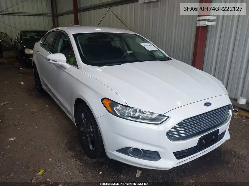 FORD FUSION 2016, VIN 3FA6P0H74GR222127