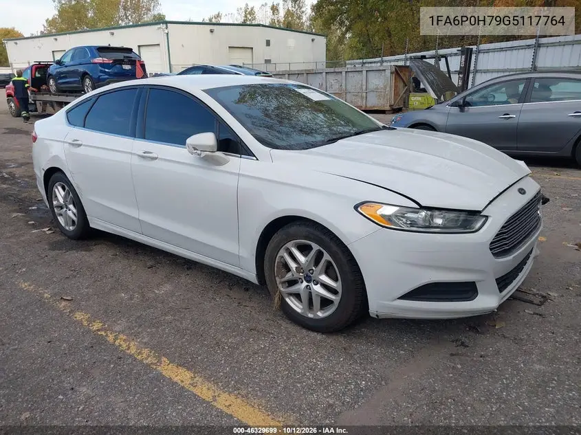 FORD FUSION 2016, VIN 1FA6P0H79G5117764