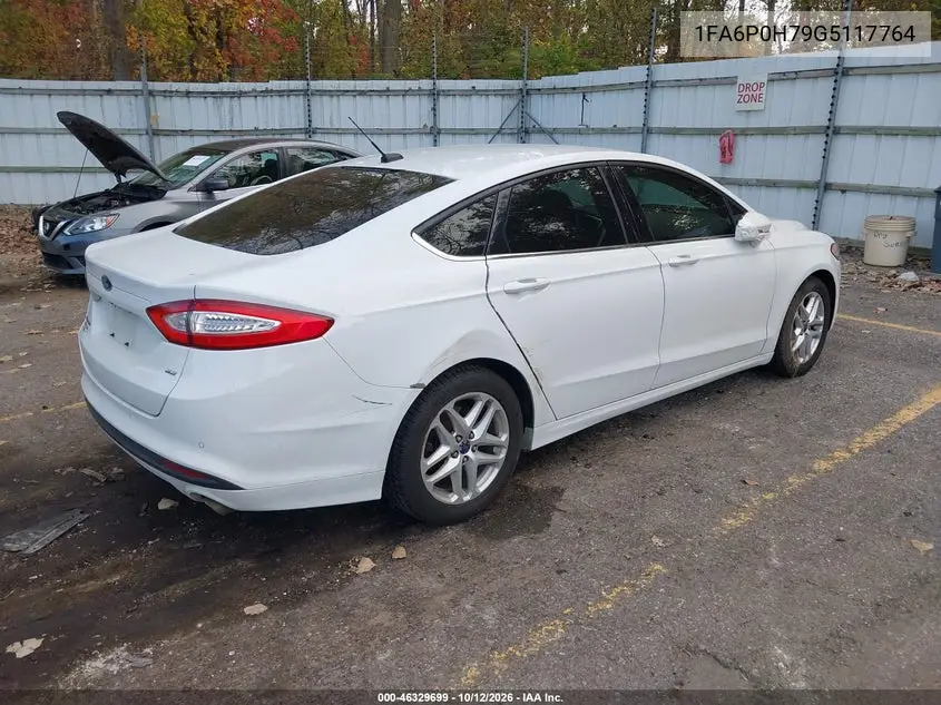 2016 FORD FUSION VIN 1FA6P0H79G5117764 — фото 4