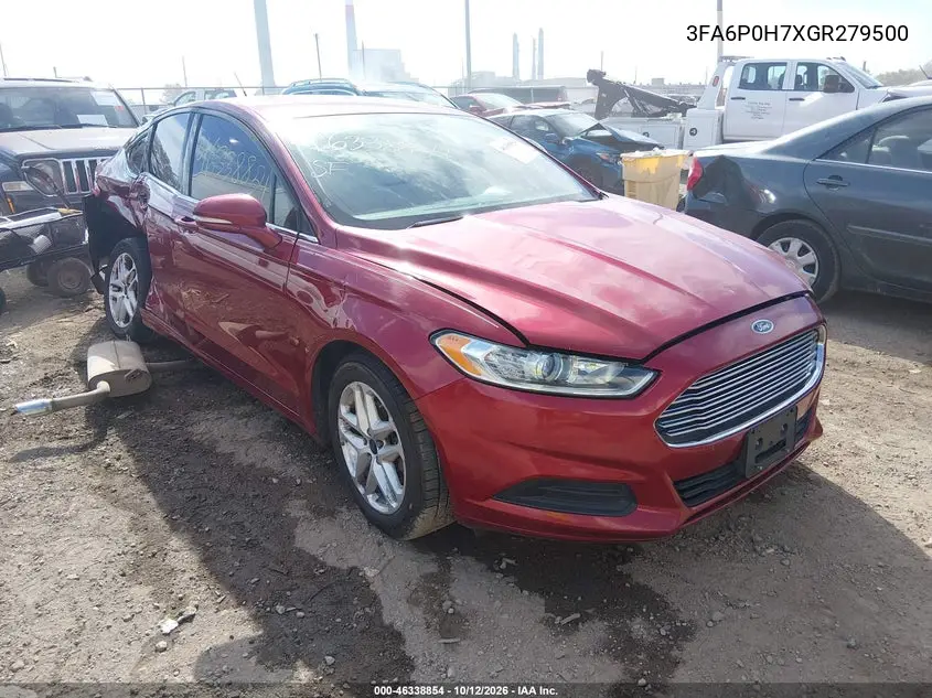 FORD FUSION 2016, VIN 3FA6P0H7XGR279500