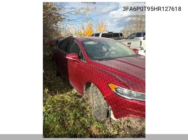 FORD FUSION 2017, VIN 3FA6P0T95HR127618