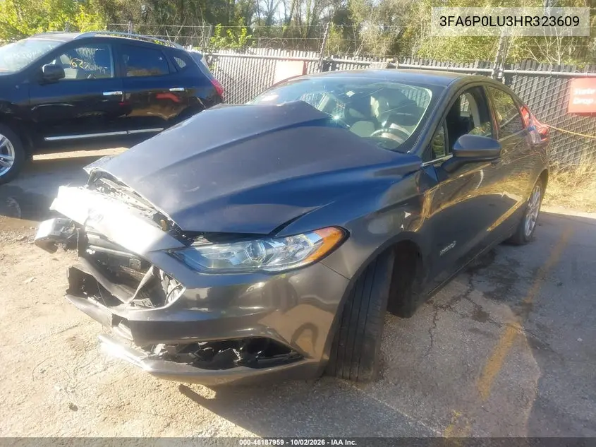 2017 FORD FUSION VIN 3FA6P0LU3HR323609 — фото 2