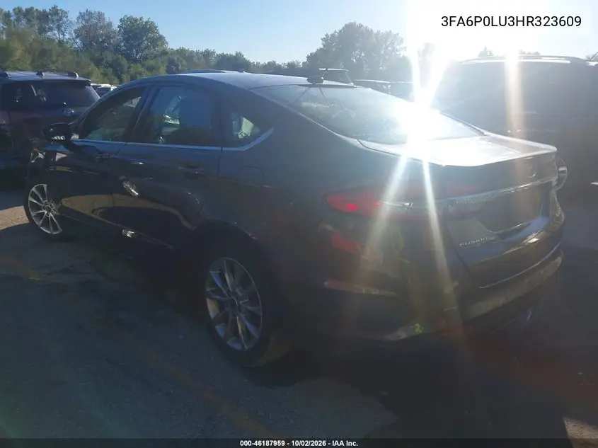 2017 FORD FUSION VIN 3FA6P0LU3HR323609 — фото 3