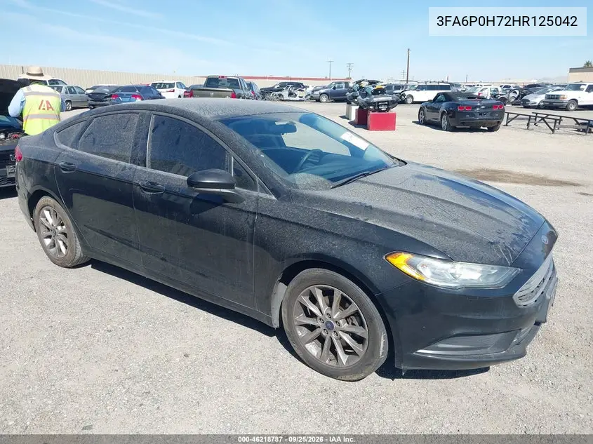 FORD FUSION 2017, VIN 3FA6P0H72HR125042