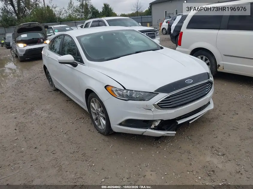 FORD FUSION 2017, VIN 3FA6P0H73HR196976