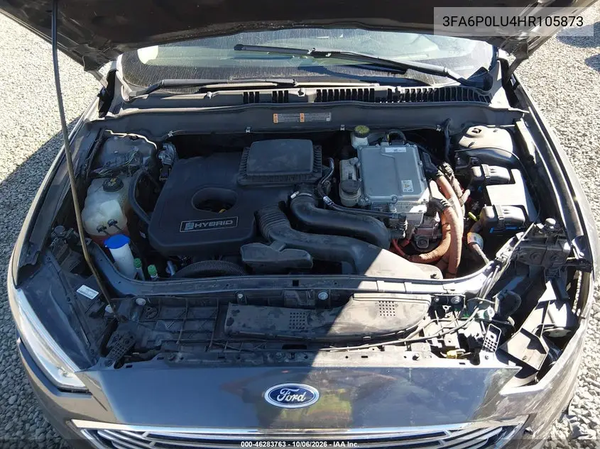 2017 FORD FUSION VIN 3FA6P0LU4HR105873 — фото 10
