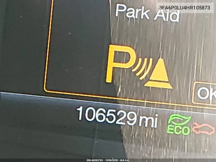 2017 FORD FUSION VIN 3FA6P0LU4HR105873 — фото 16
