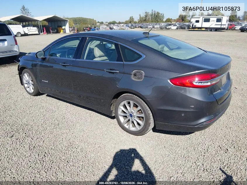 2017 FORD FUSION VIN 3FA6P0LU4HR105873 — фото 3