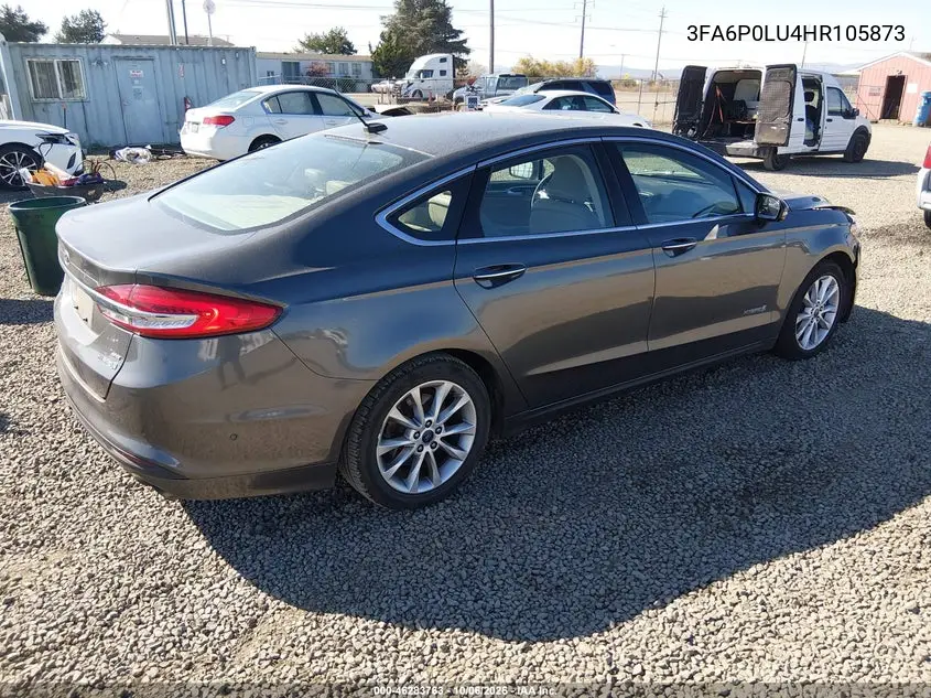 2017 FORD FUSION VIN 3FA6P0LU4HR105873 — фото 4