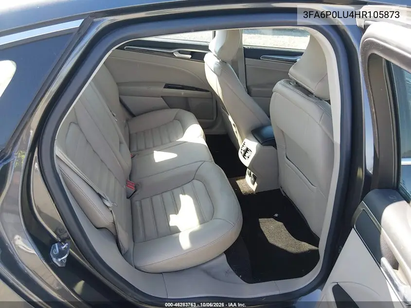 2017 FORD FUSION VIN 3FA6P0LU4HR105873 — фото 8