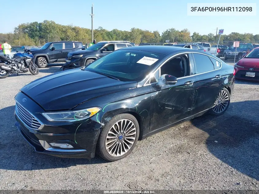 2017 FORD FUSION VIN 3FA6P0H96HR112098 — фото 2