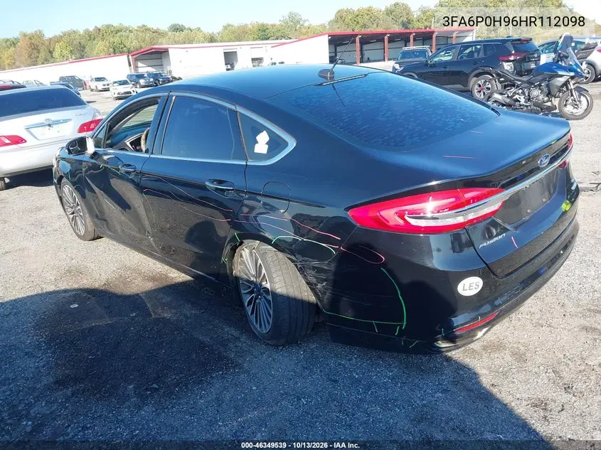 2017 FORD FUSION VIN 3FA6P0H96HR112098 — фото 3