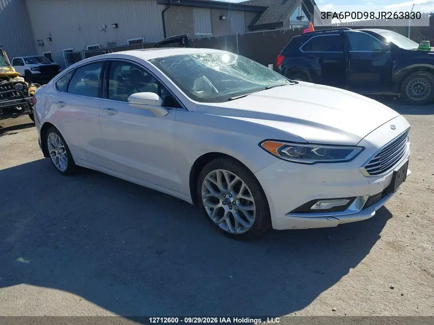 FORD FUSION 2018, VIN 3FA6P0D98JR263830