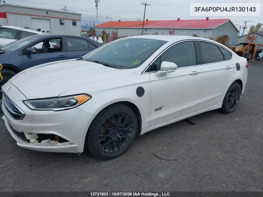 2018 FORD FUSION VIN 3FA6P0PU4JR130143 — фото 2